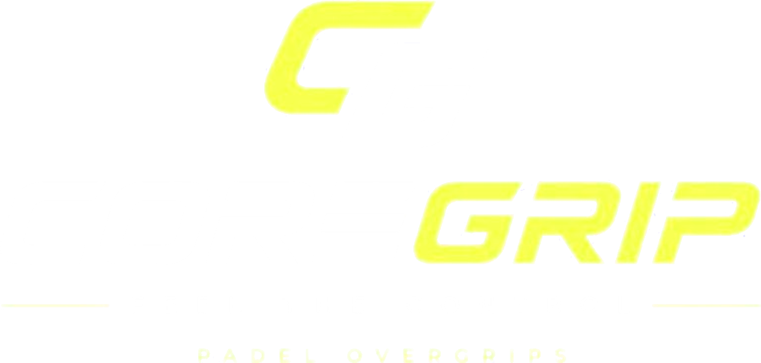 Official CoreGrip logo with the Feel the Control tagline